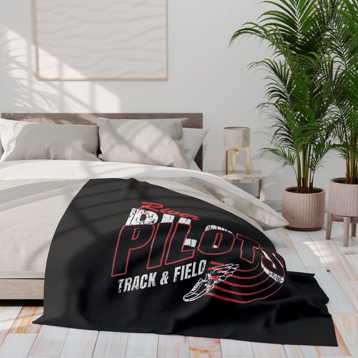 River Track - Soft Fleece Blanket