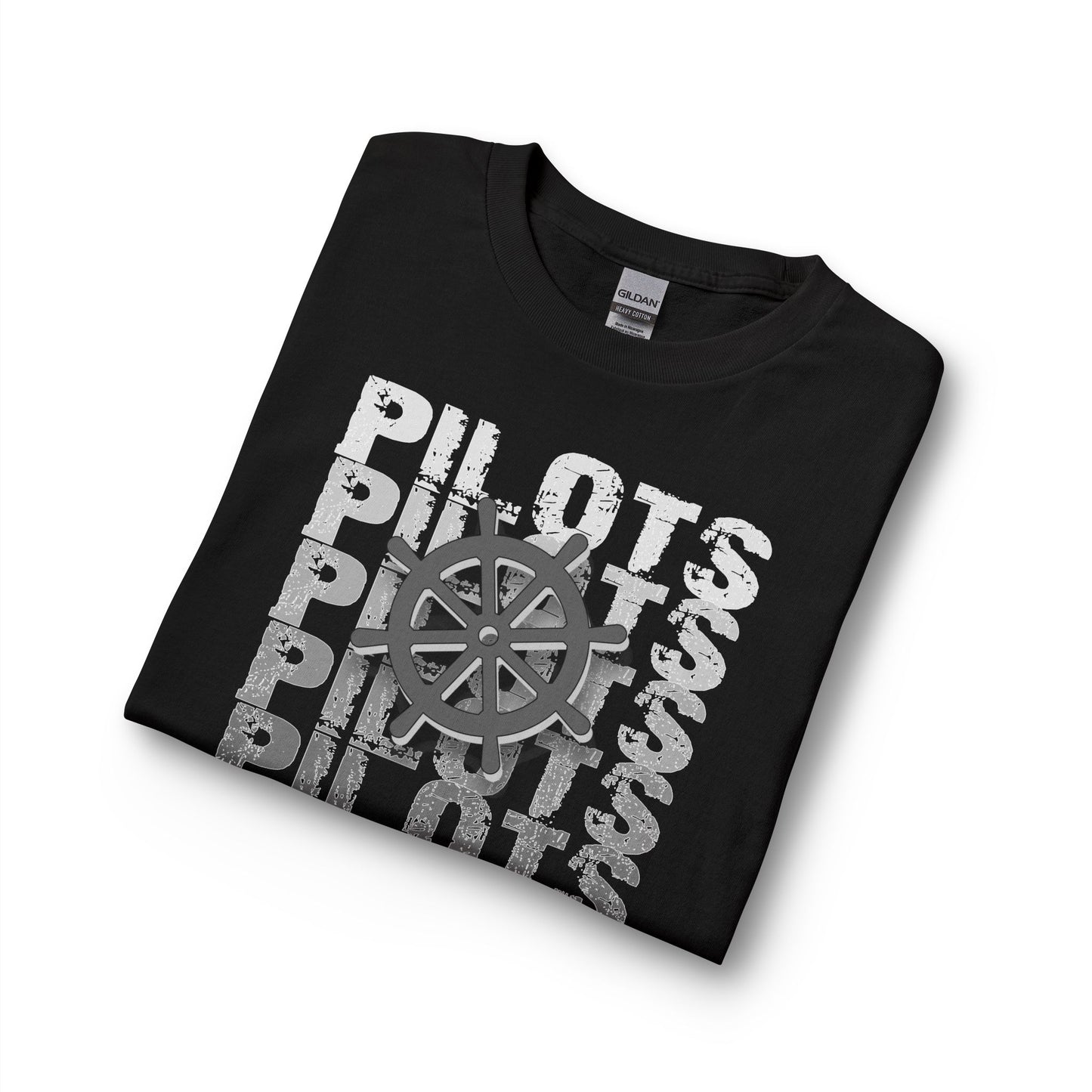 Pilots Stacked Wheel Long Sleeve T-Shirt