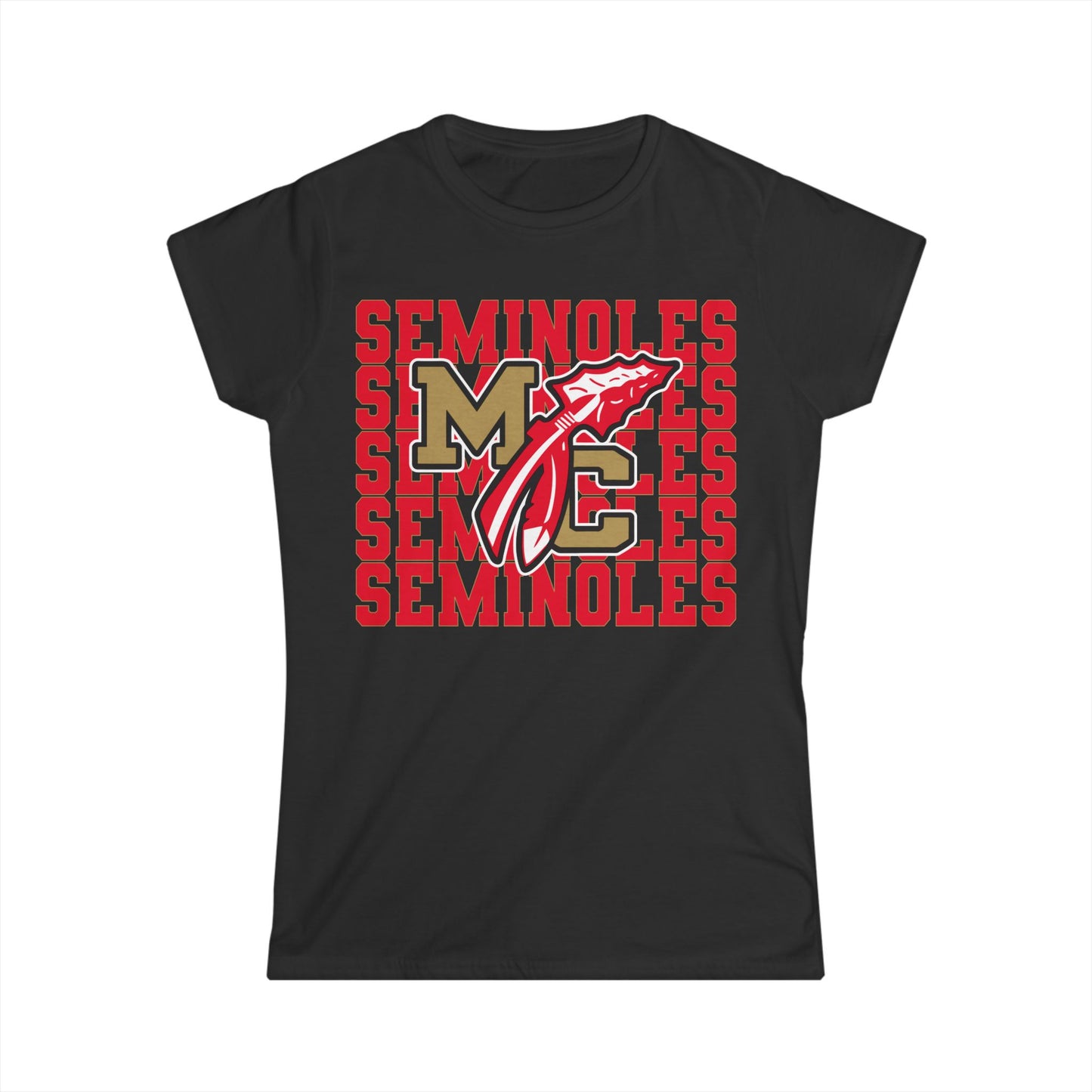 MC Seminoles Women's Tee — Black