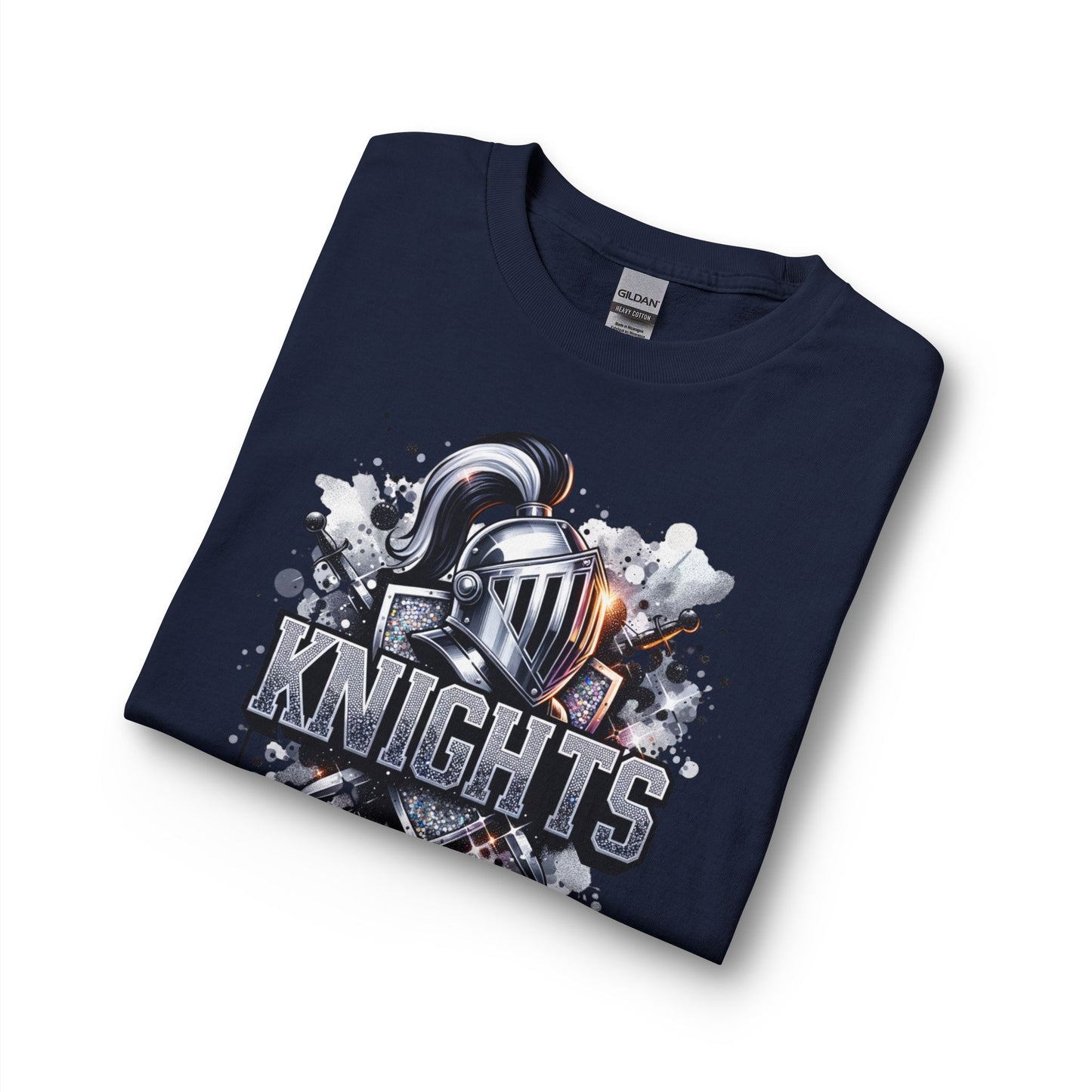 Knights Graphic Long Sleeve Tee — Bling