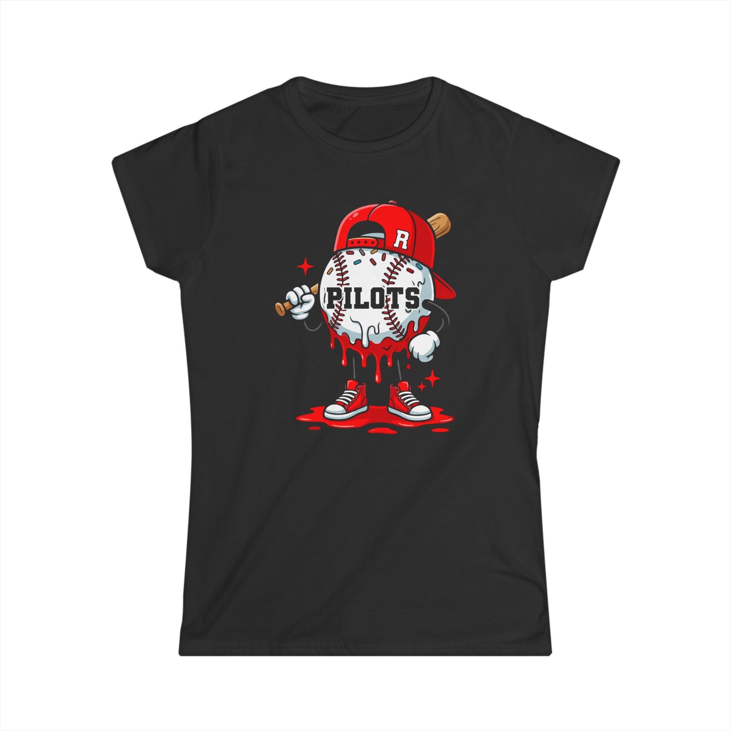 Pilots Baseball Man - Women's Tee