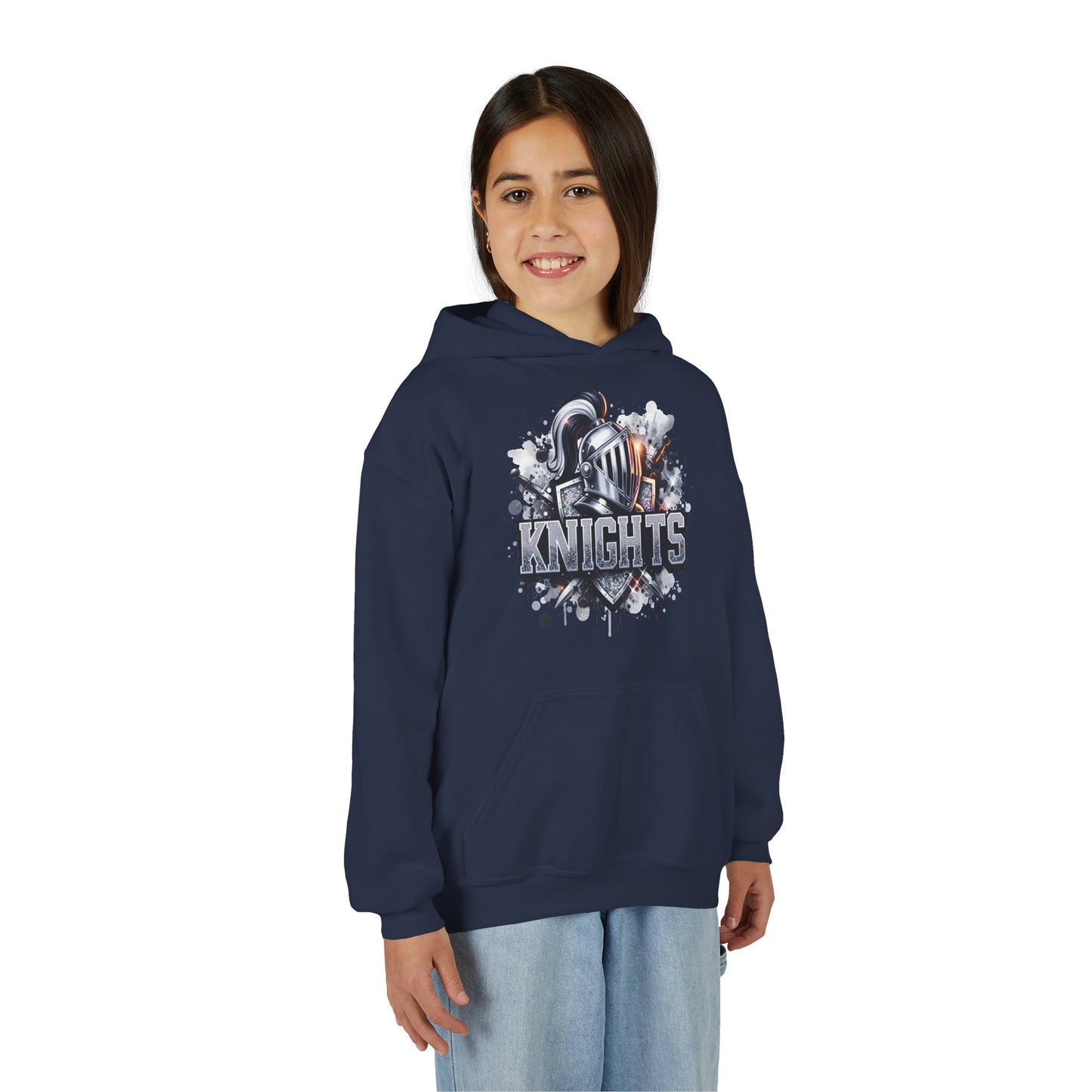 Knights Graphic Youth Hoodie – Bling