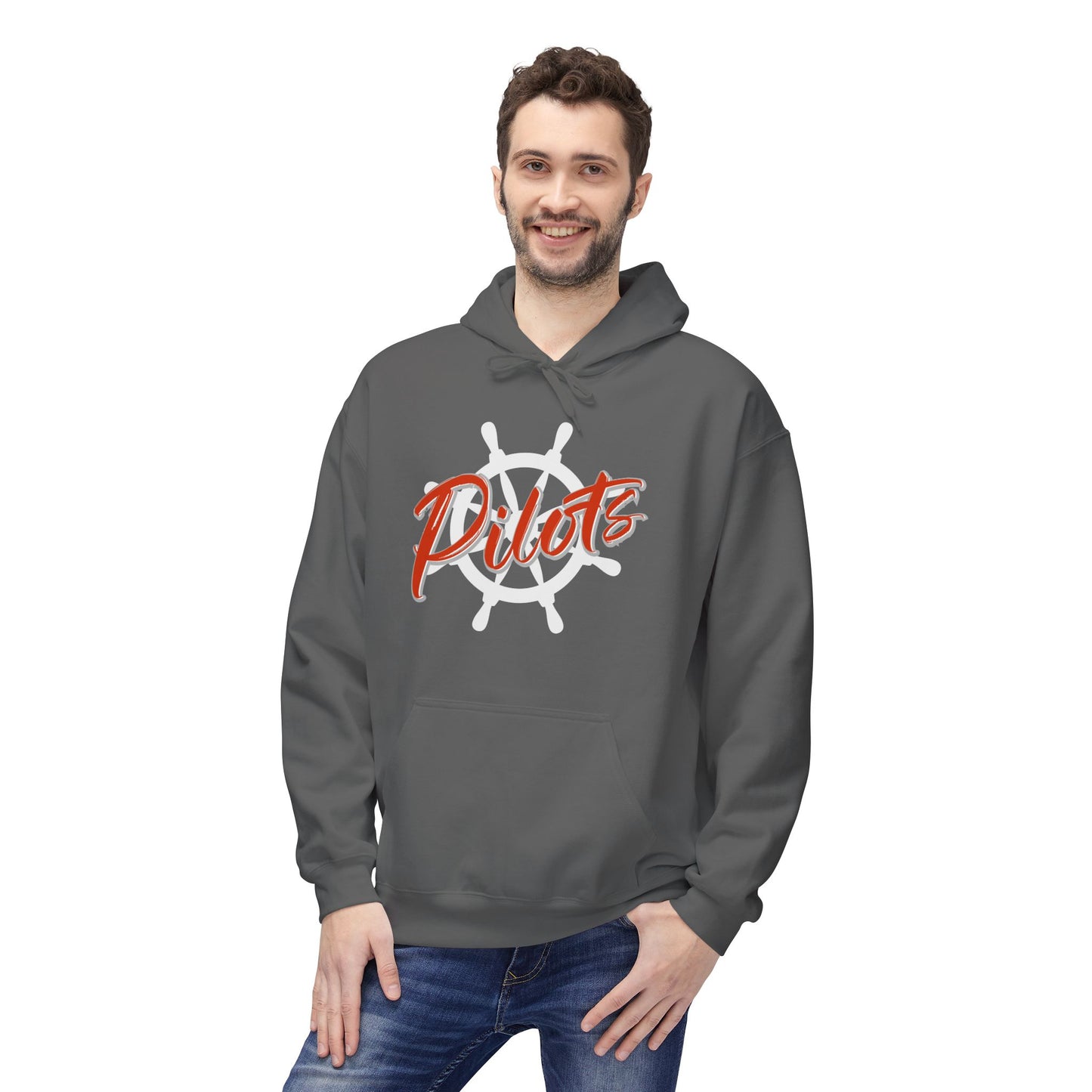 Pilots Nautical Wheel Hoodie