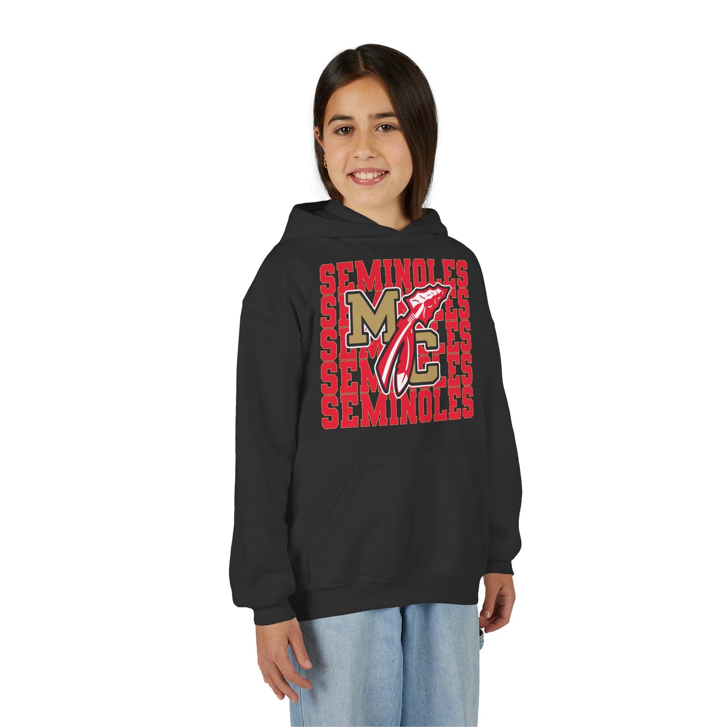 MC Seminoles Youth Hoodie — Black