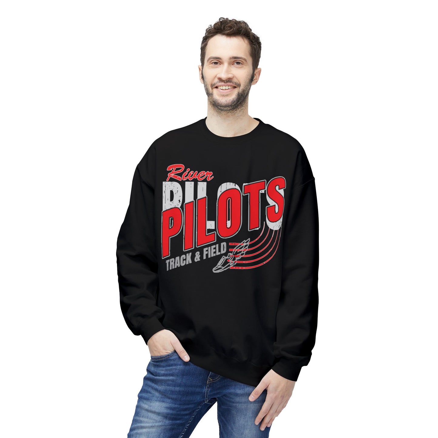 River Pilots Track & Field Crewneck Sweatshirt