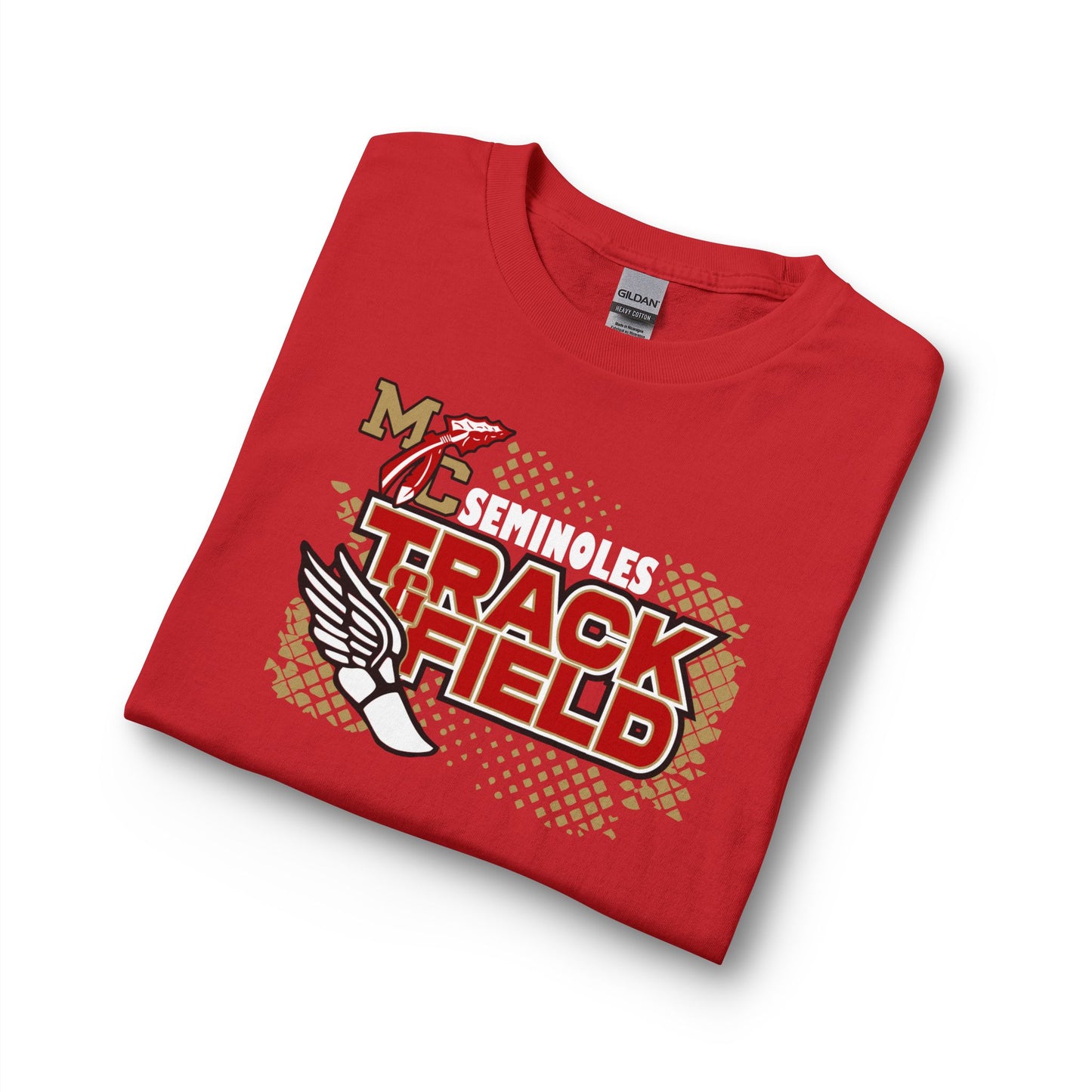 Seminoles Track & Field Long Sleeve T-Shirt — Red
