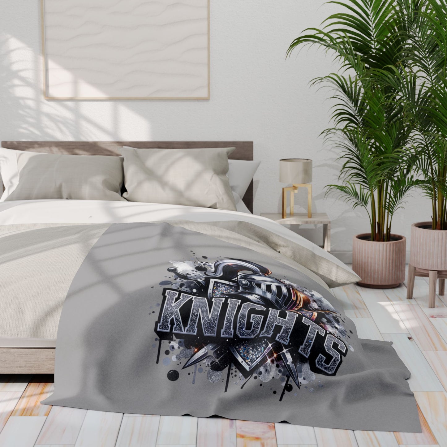 St. Mary's Central Graphic Bling- Soft Fleece Blanket
