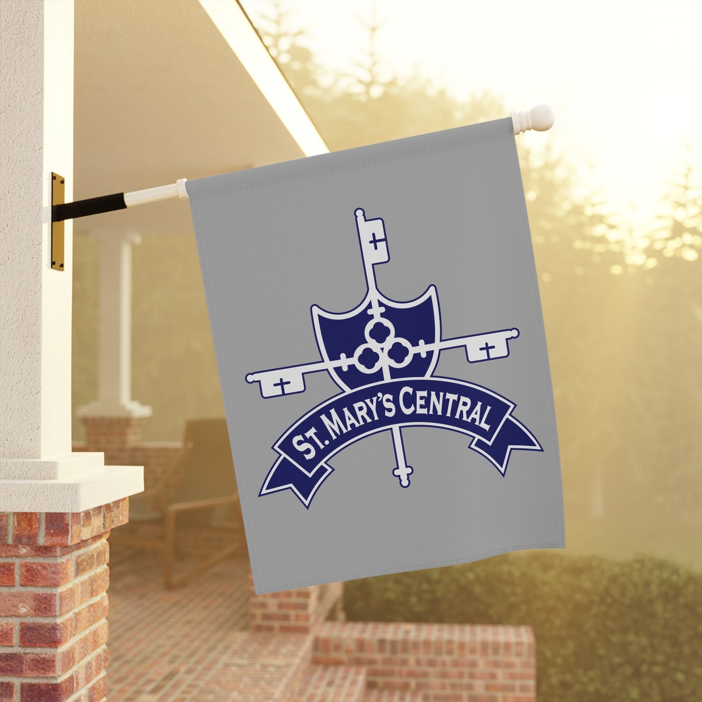 St. Mary’s Central Garden Flag — School Crest House Banner