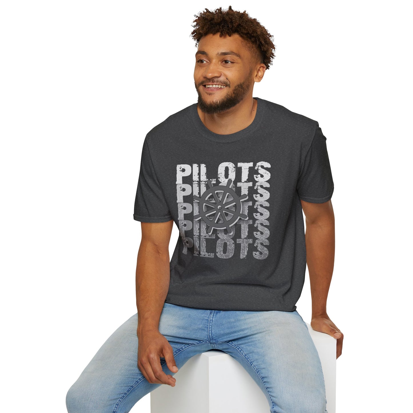 Pilots Stacked Wheel Unisex T-Shirt