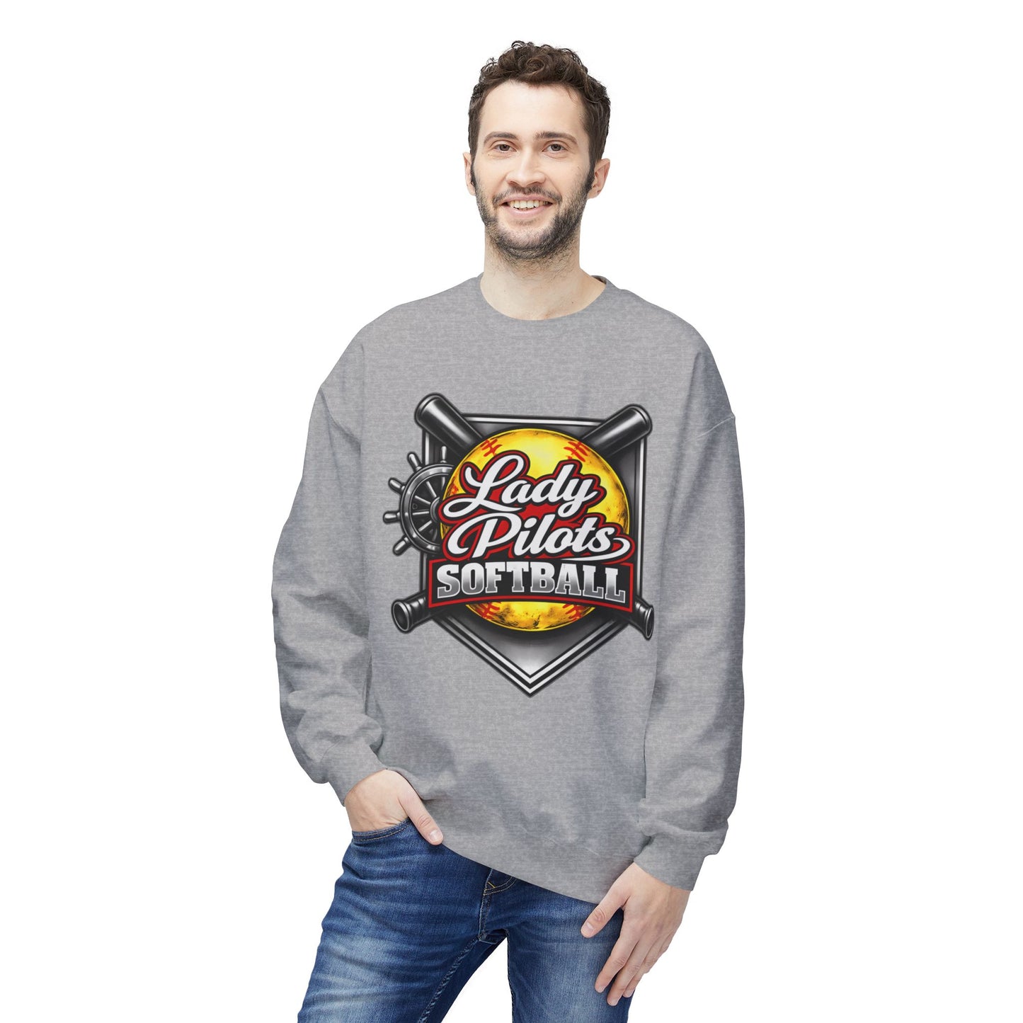 LADY PILOTS Design #1 - Crewneck Sweatshirt