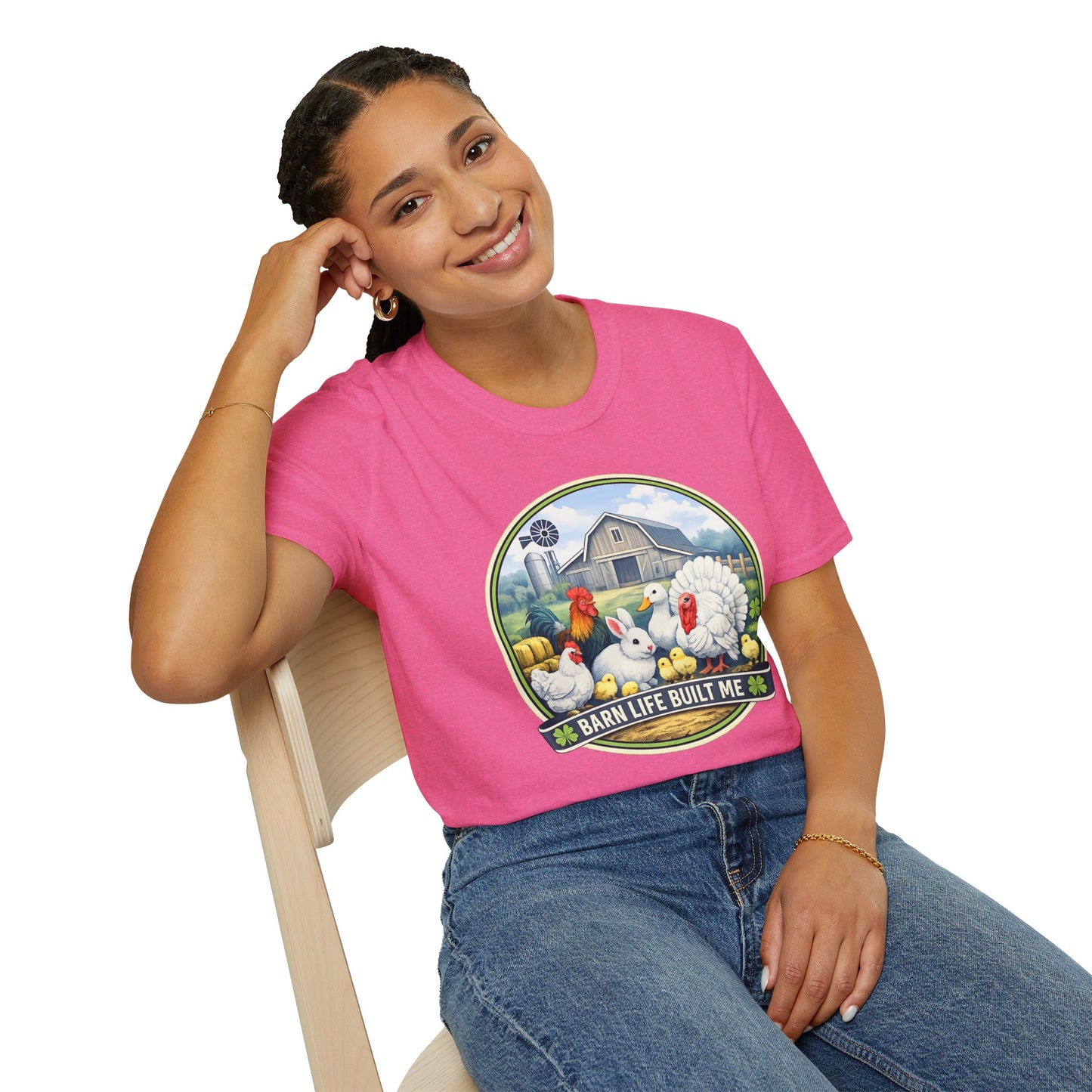 BARN LIFE BUILT ME - Small Animals - Unisex T-Shirt