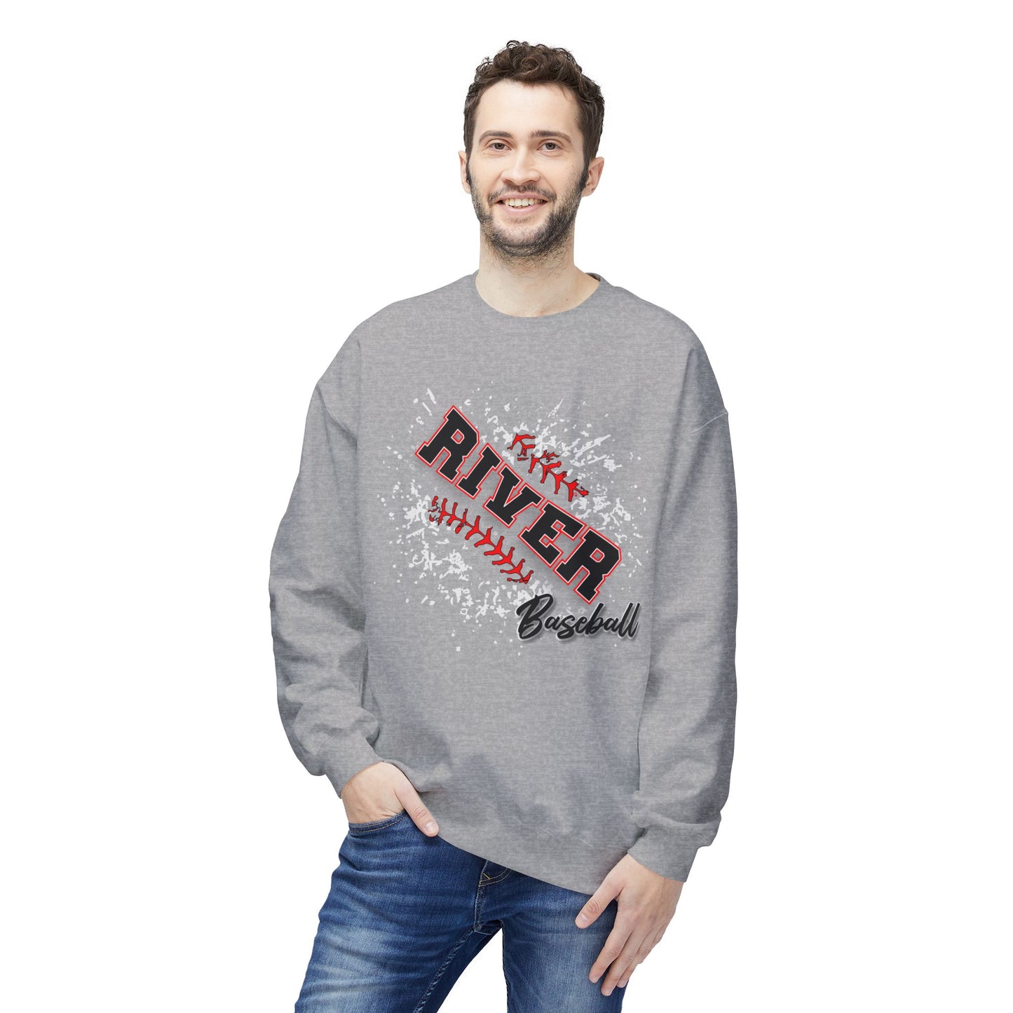 River Baseball 1 Crewneck Sweatshirt