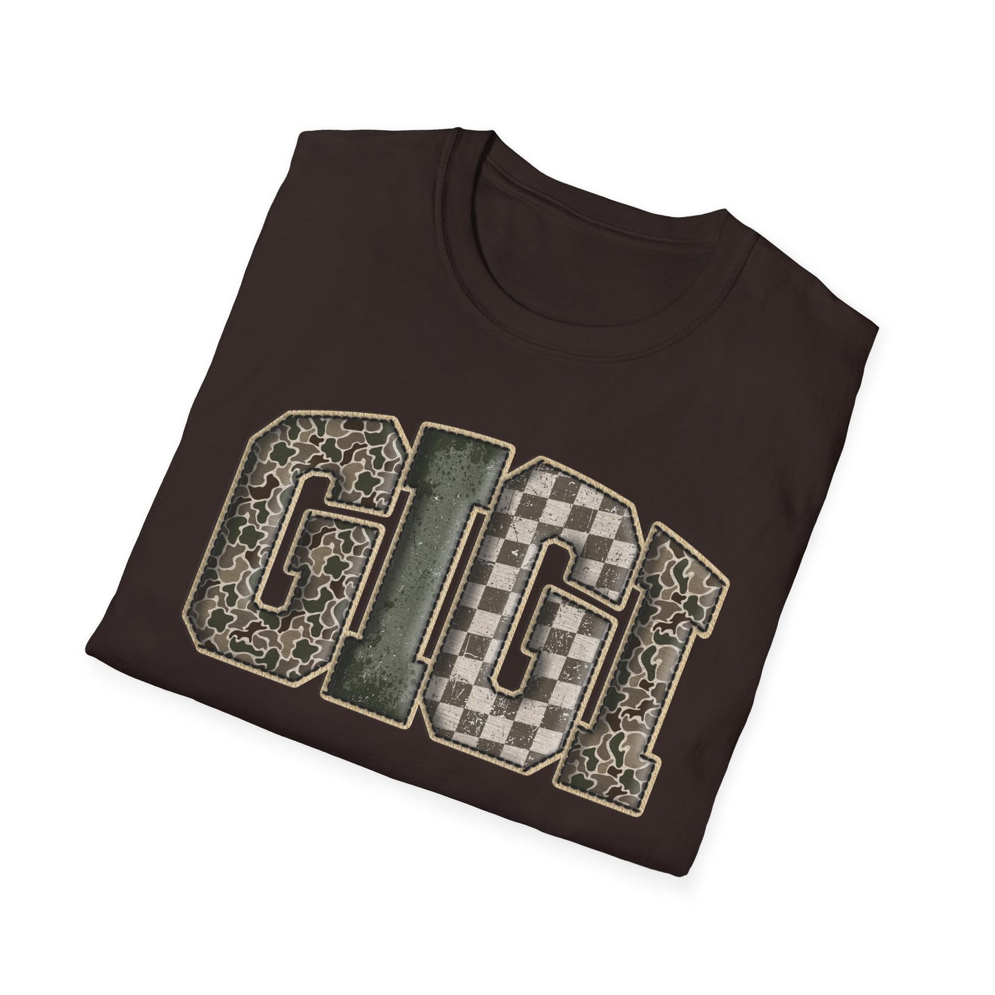 GIGI Camo Print T-Shirt