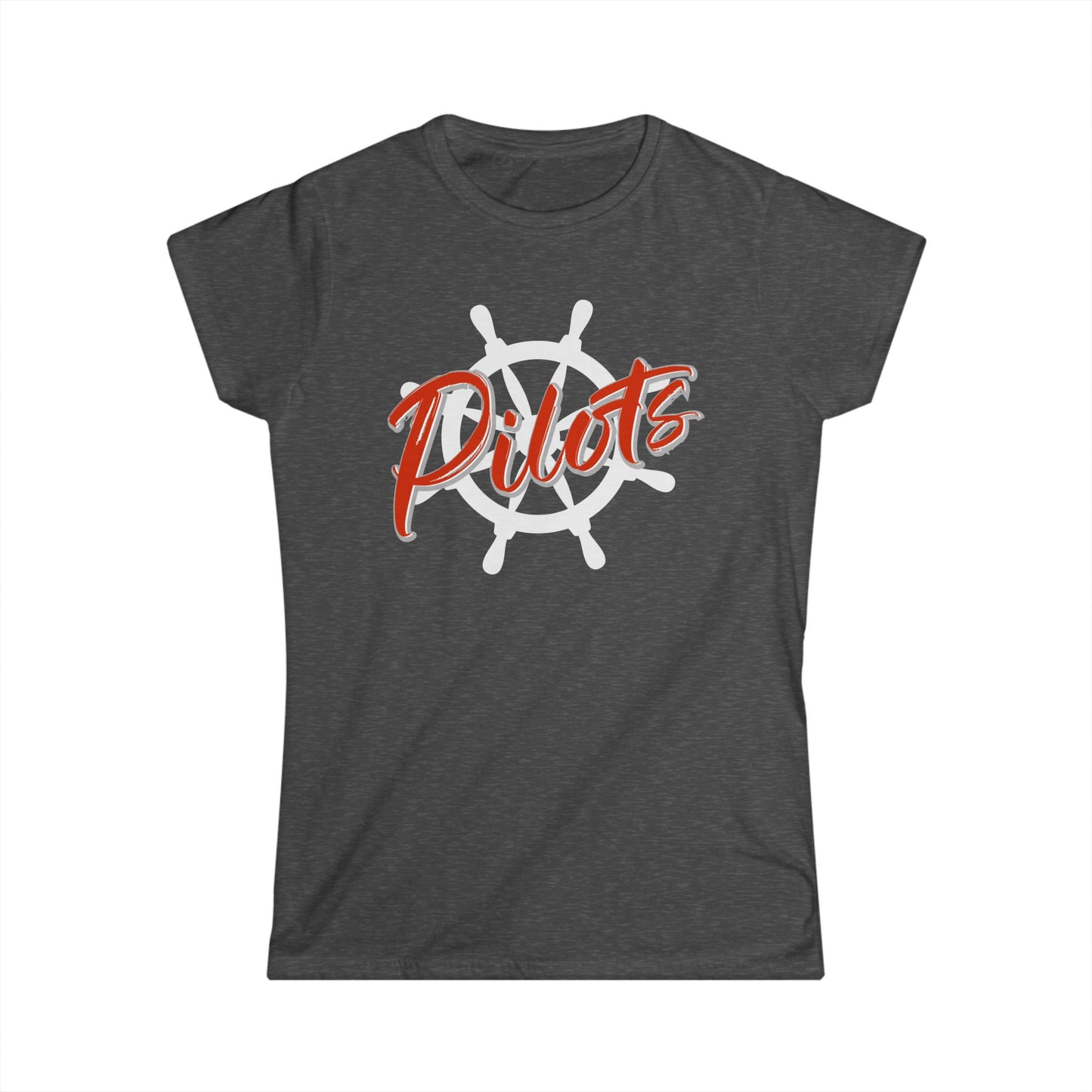 Pilots Nautical Wheel Women's T-Shirt