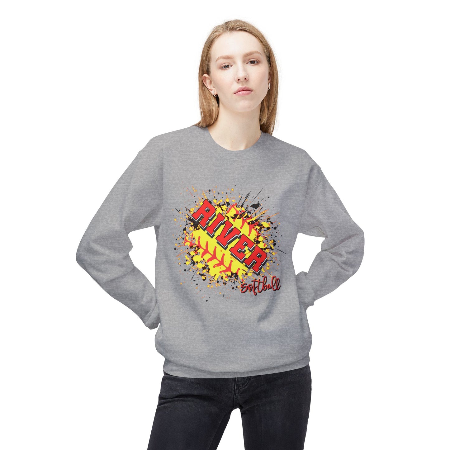 River Lady Pilots Softball 1 Sweatshirt