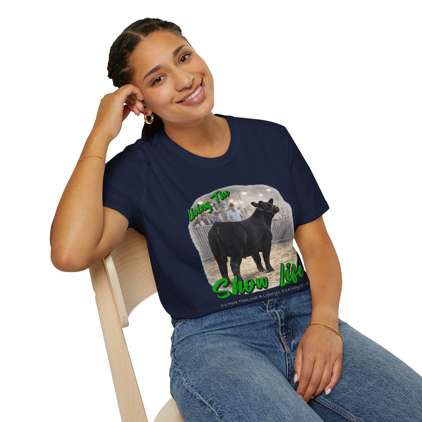 Living the Show Life - Cattle - Unisex T-Shirt