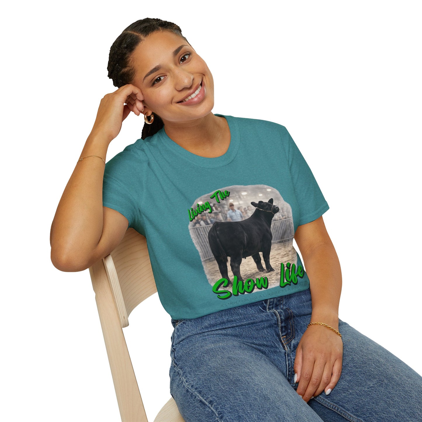 Living the Show Life - Cattle - Unisex T-Shirt