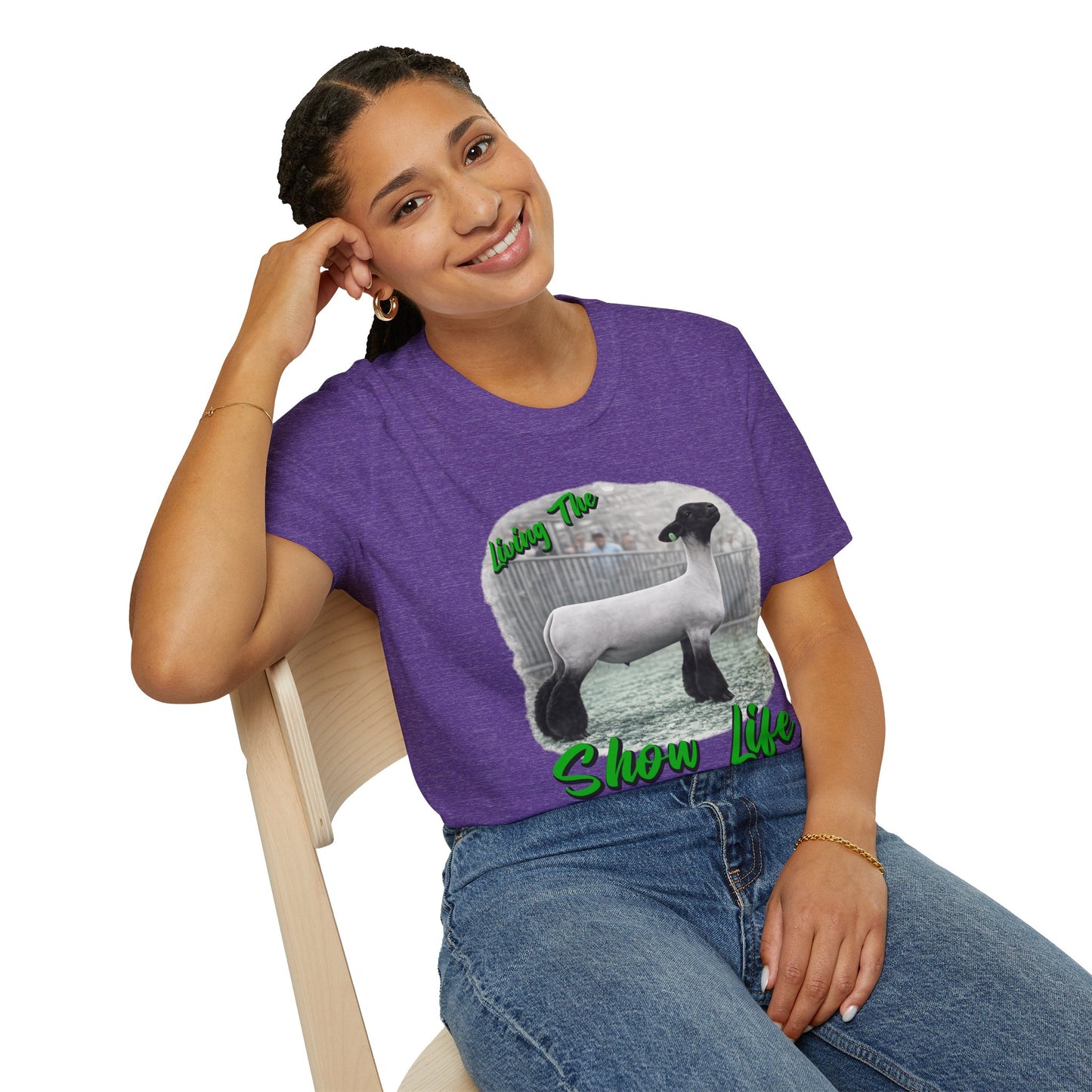 Living the Show Life - Sheep - Unisex T-Shirt