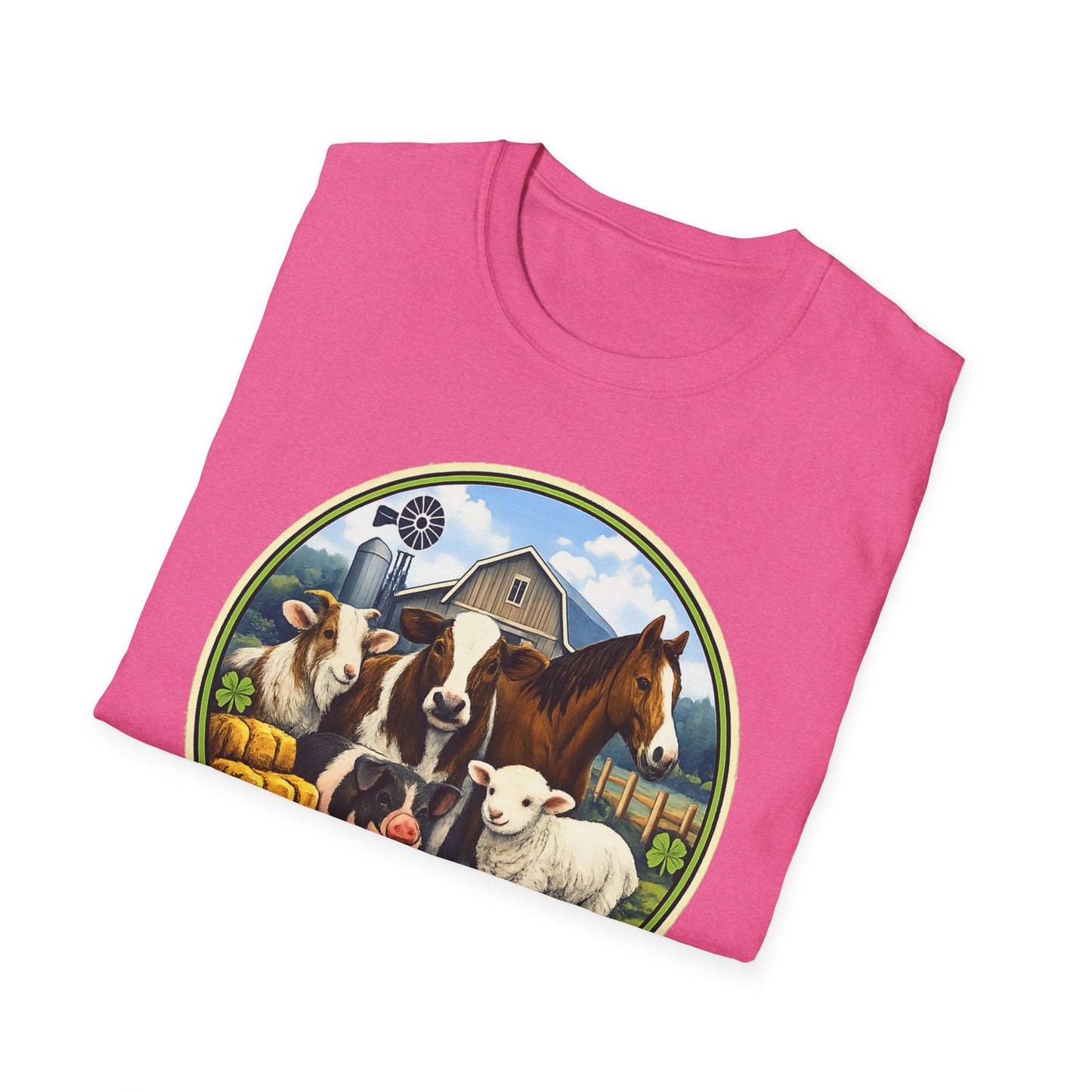 BARN LIFE BUILT ME - Large Animals - Unisex T-Shirt