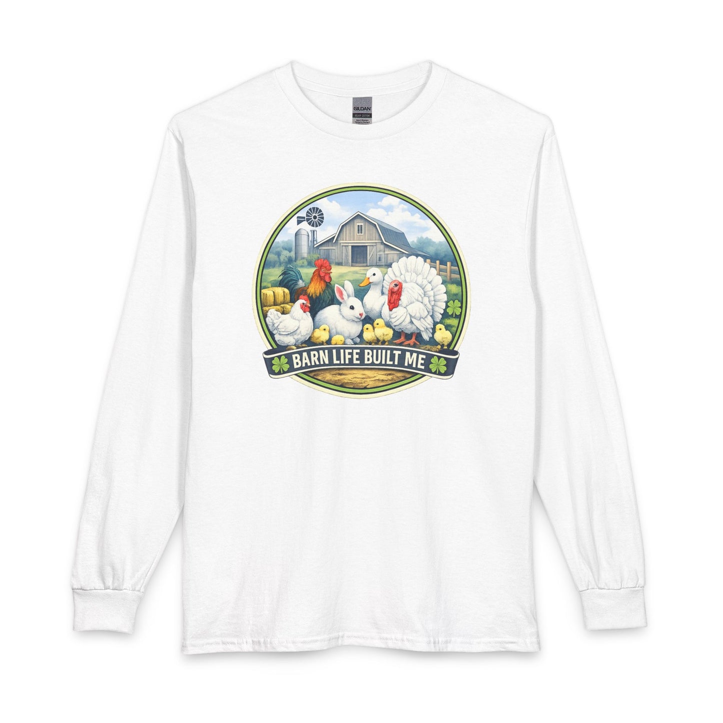 BARN LIFE BUILT ME - Small Animals - Long Sleeve T-Shirt