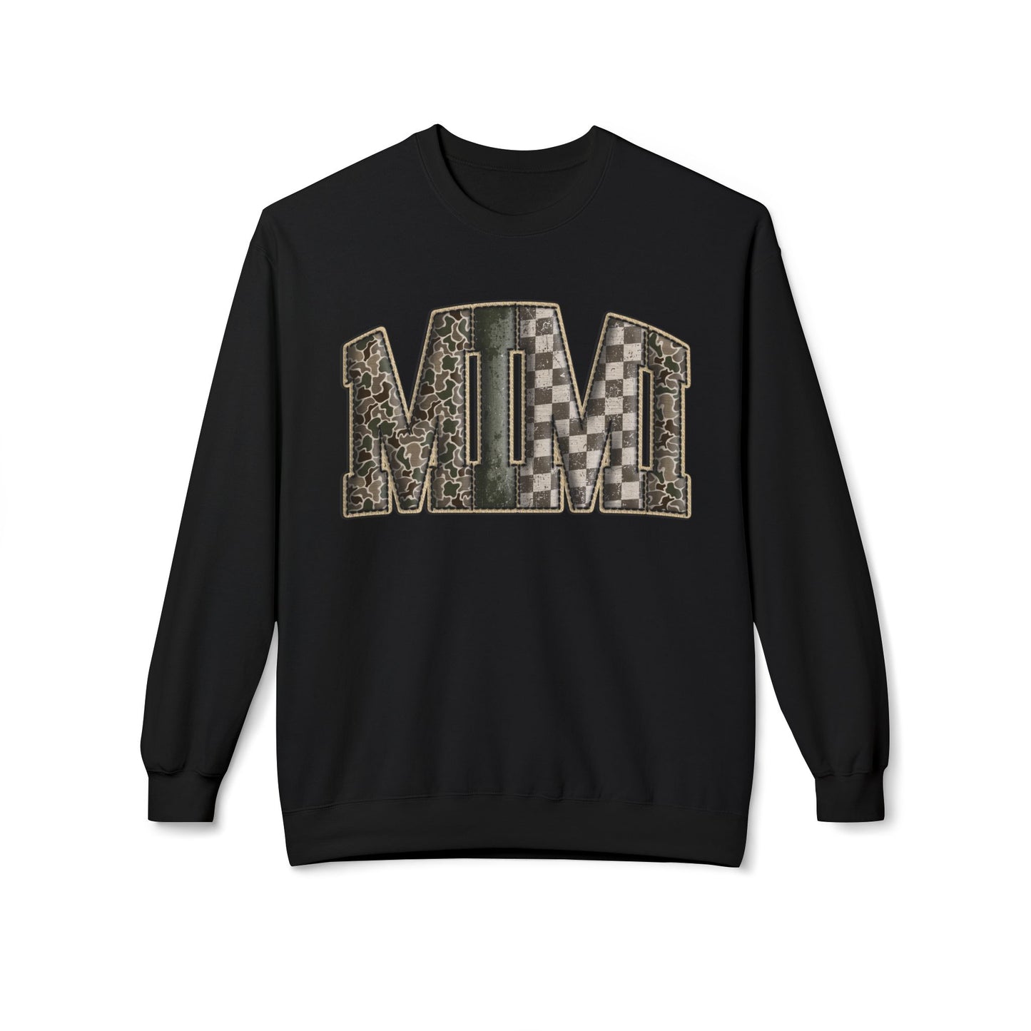 MIMI Camo Crewneck Sweatshirt