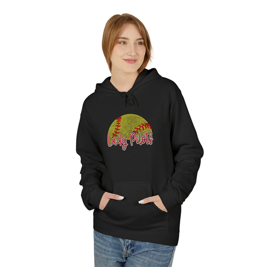 Lady Pilots Softball Hoodie - Rhinestones