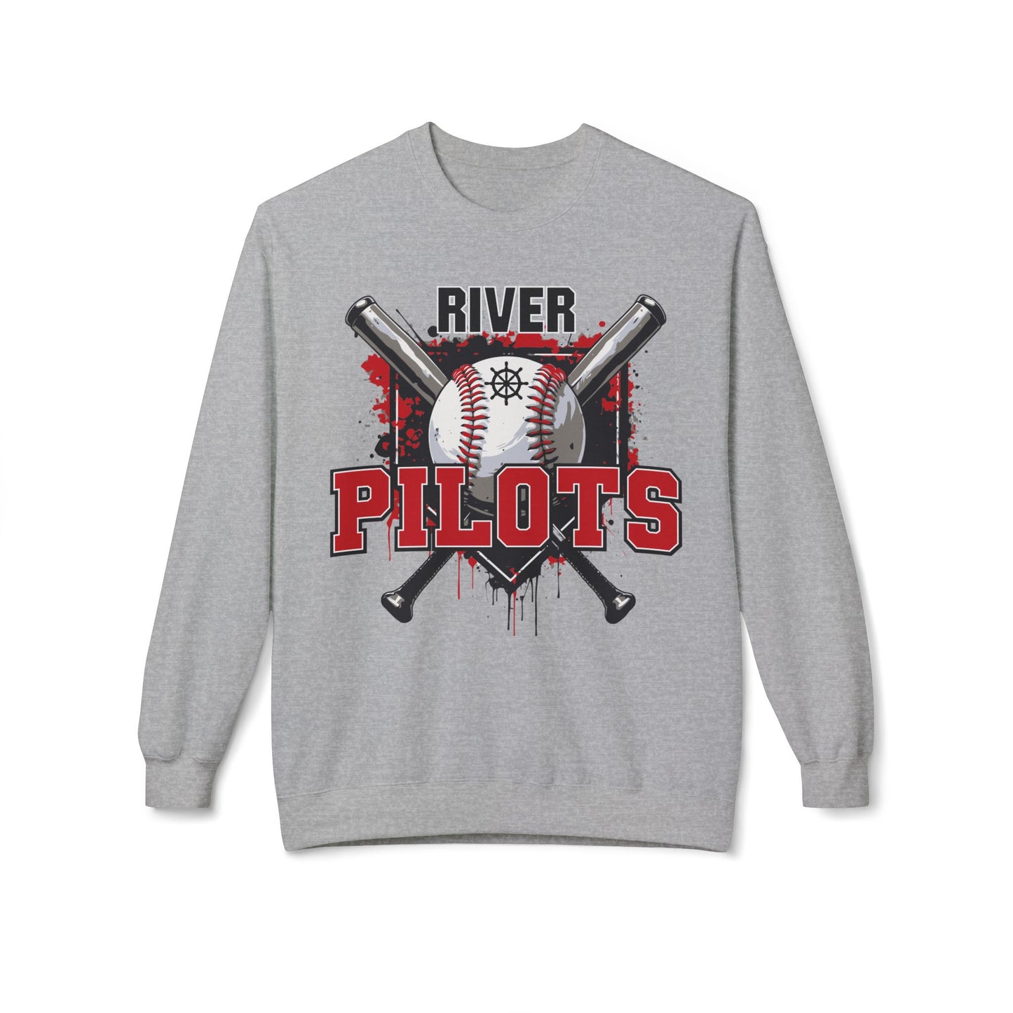 River Baseball 2 Crewneck Sweatshirt