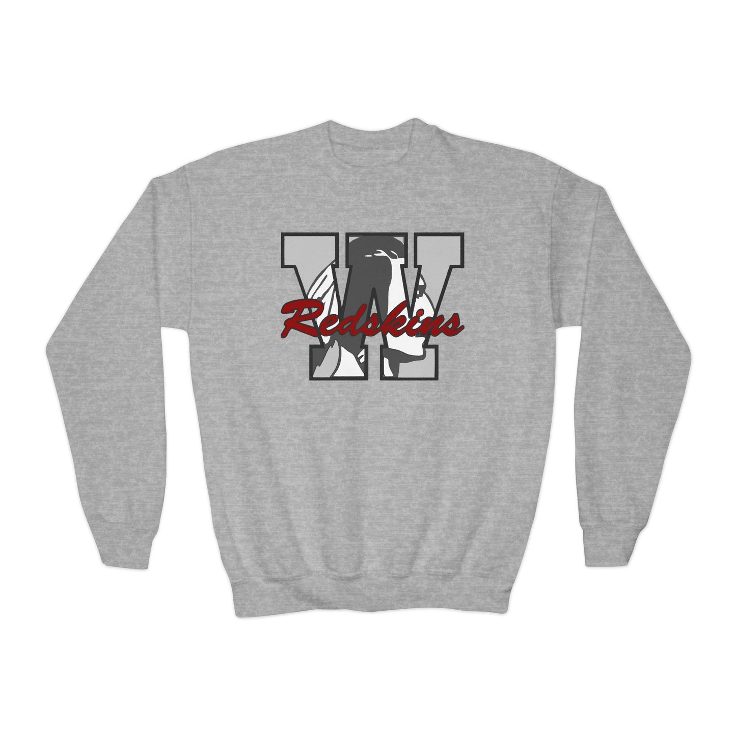 Woodsfield Redskins Letter Youth Sweatshirt