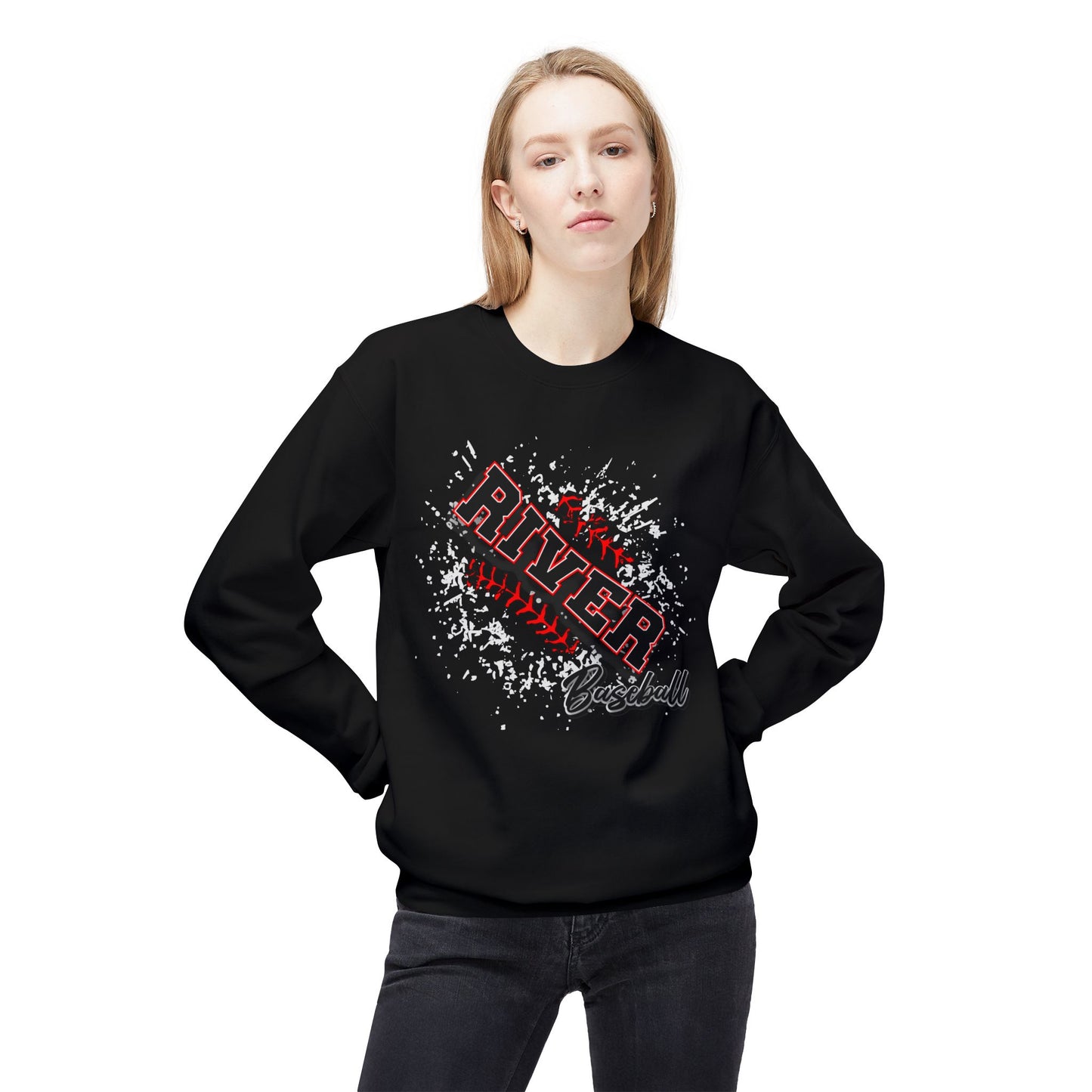 River Baseball 1 Crewneck Sweatshirt