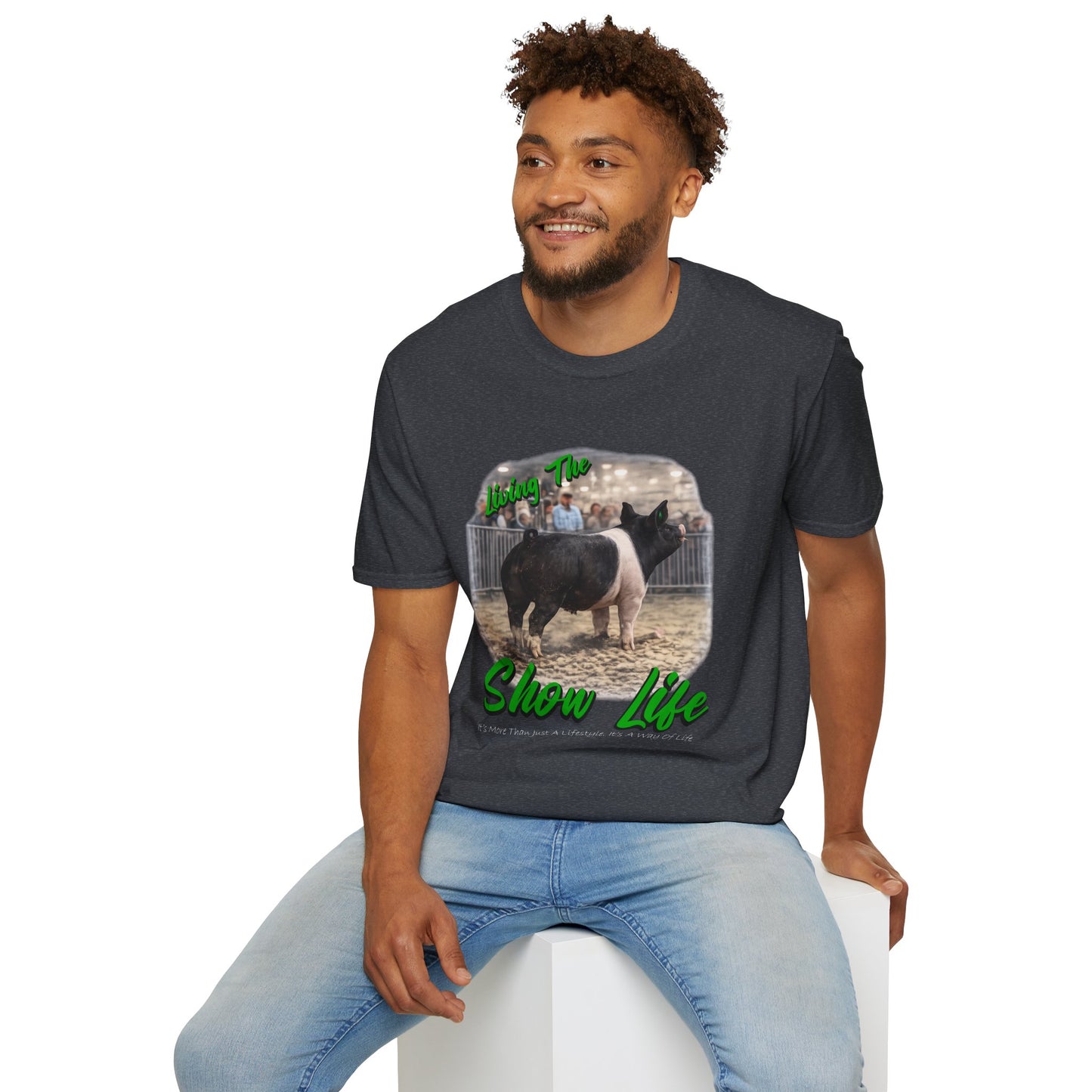 Living the Show Life - Pigs - Unisex T-Shirt