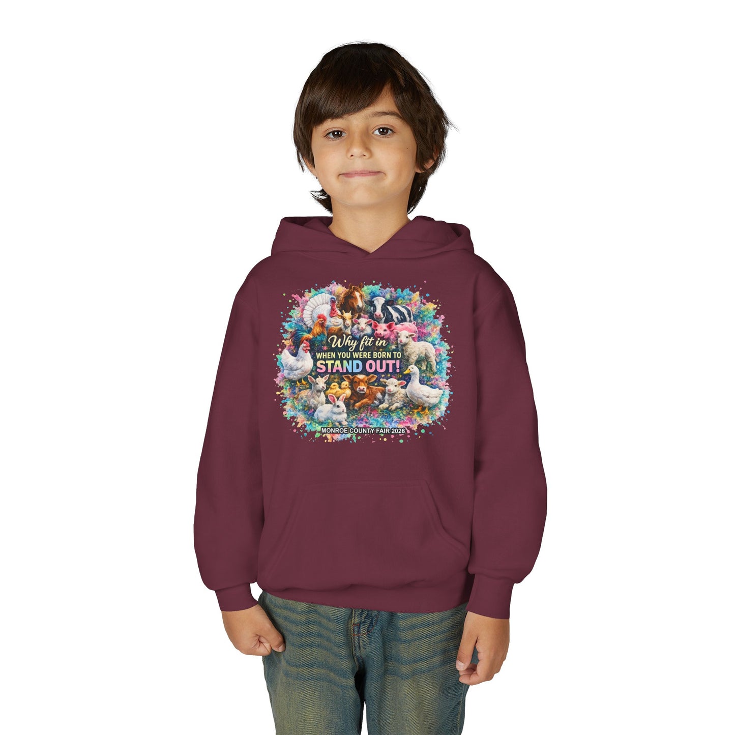 MONROE COUNTY FAIR 2026 - Youth Hoodie