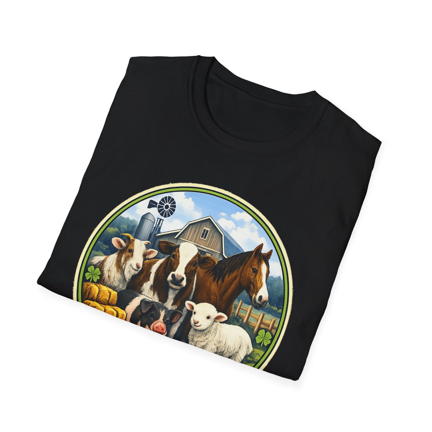 BARN LIFE BUILT ME - Large Animals - Unisex T-Shirt