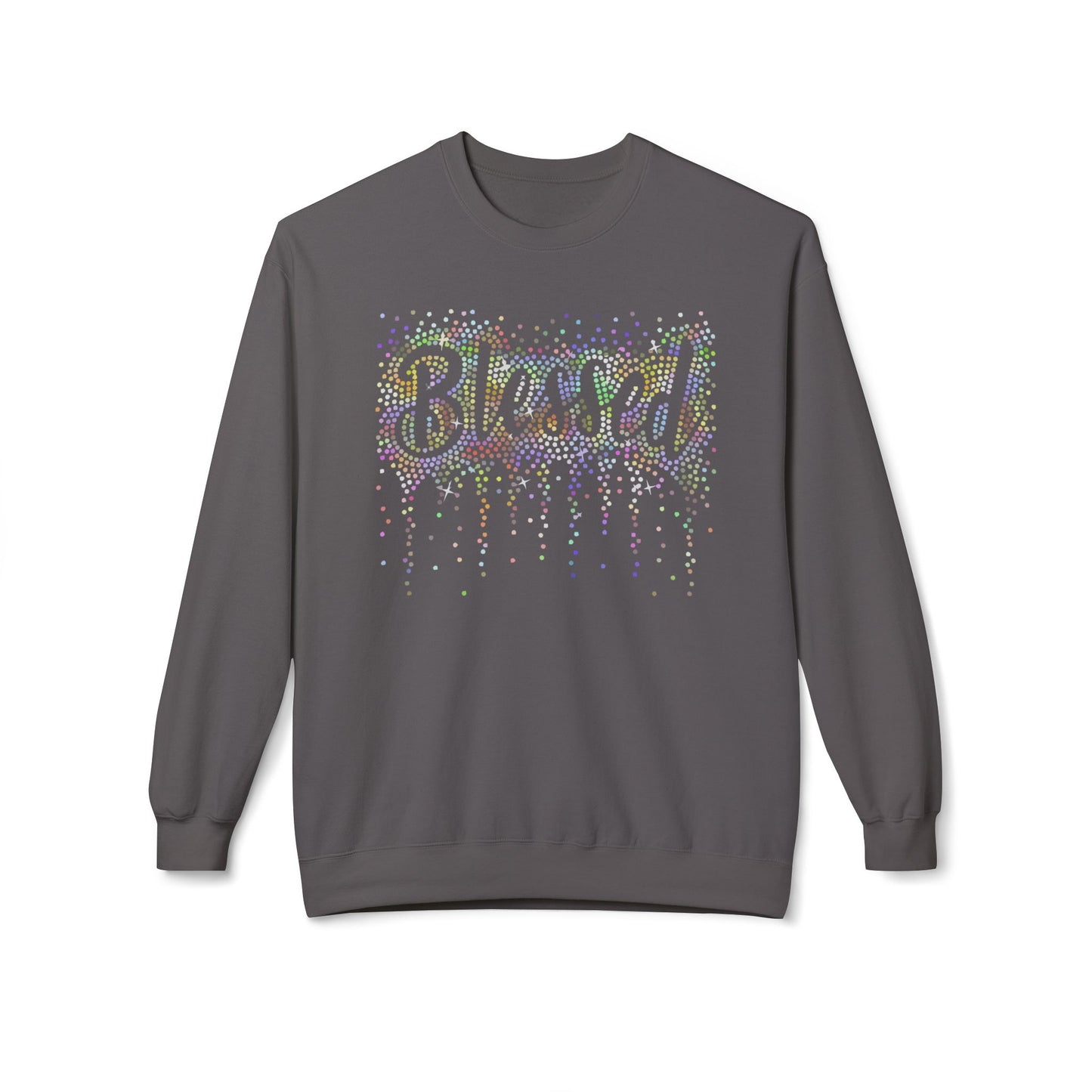 BLESSED - Holographic Rhinestones