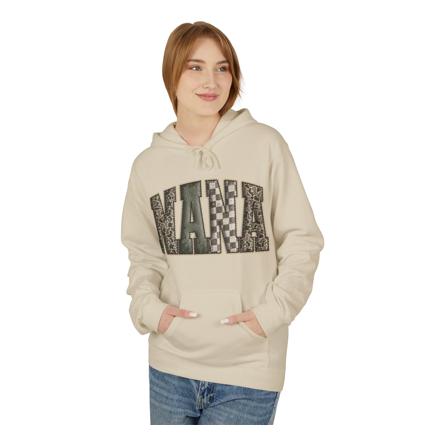 Nana Camo Print Hoodie