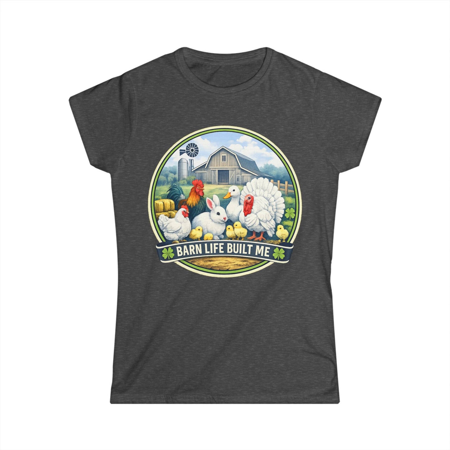 BARN LIFE BUILT ME- Small Animals - Women's T-Shirt