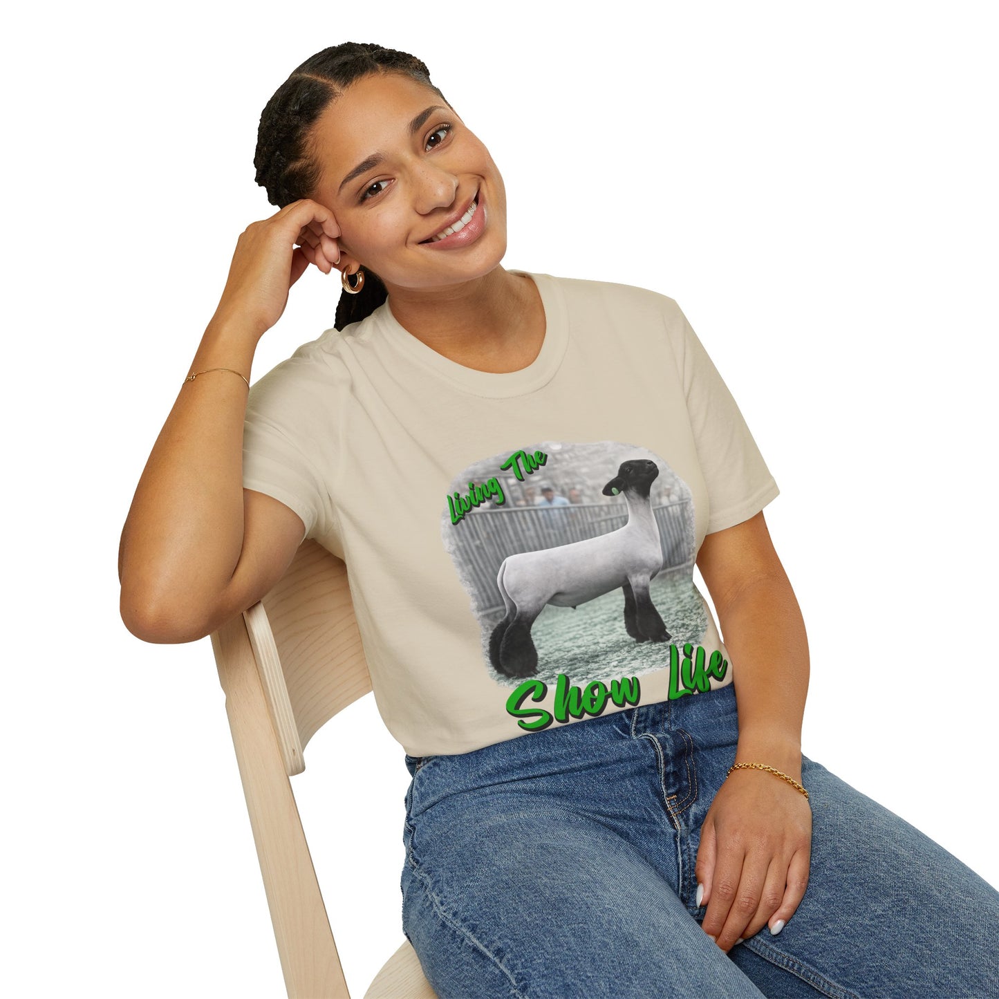 Living the Show Life - Sheep - Unisex T-Shirt