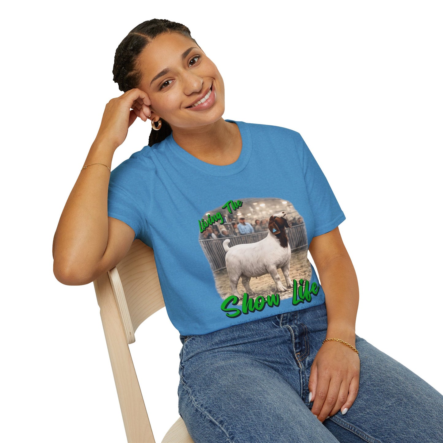 Living the Show Life - Goats - Unisex T-Shirt