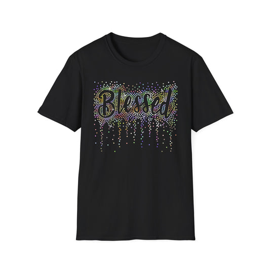 BLESSED - Holographic Rhinestones