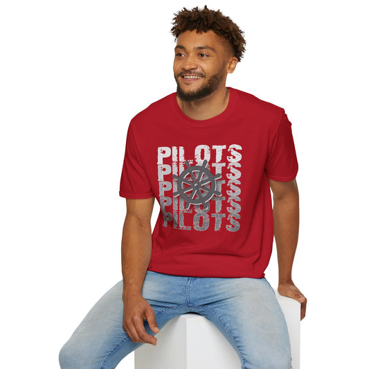 Pilots Stacked Wheel Unisex T-Shirt