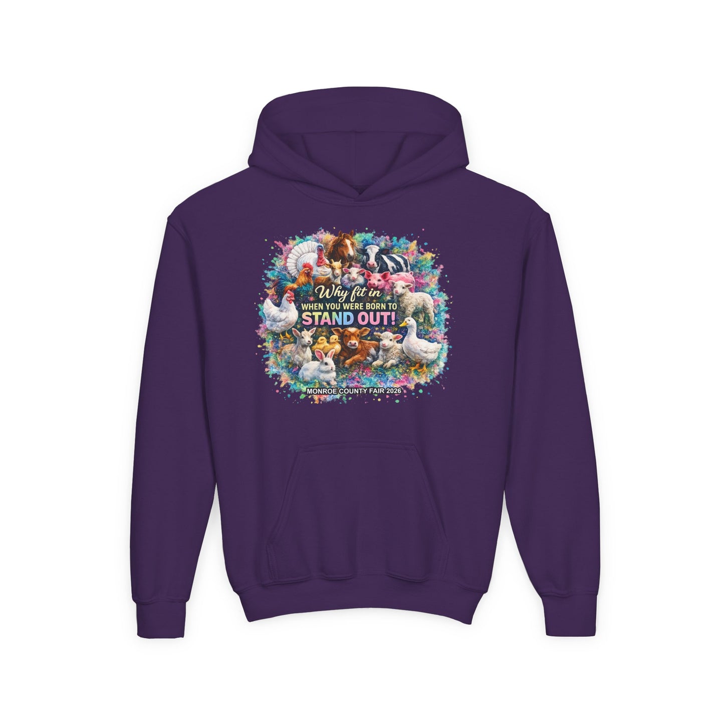 MONROE COUNTY FAIR 2026 - Youth Hoodie