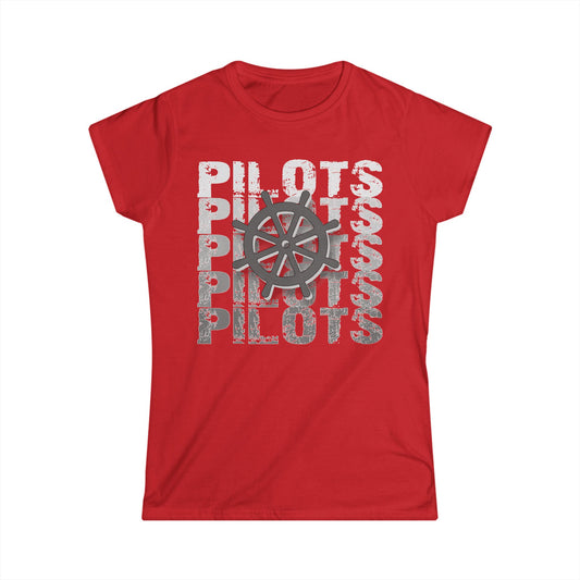 Pilots Stacked Wheel Women's T-Shirt