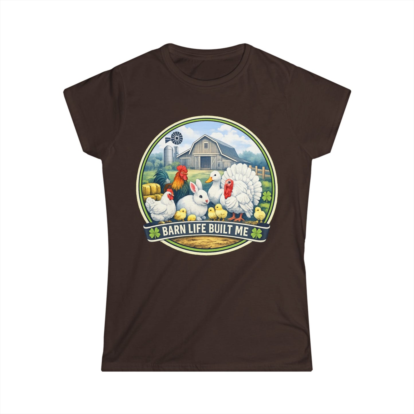 BARN LIFE BUILT ME- Small Animals - Women's T-Shirt