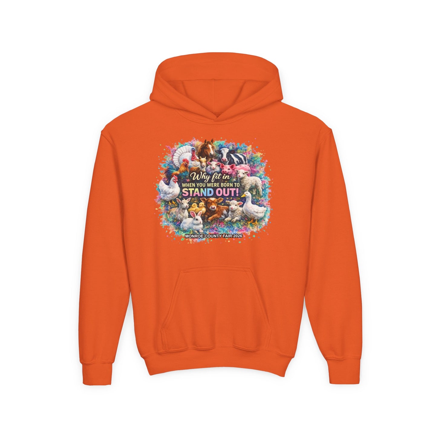 MONROE COUNTY FAIR 2026 - Youth Hoodie