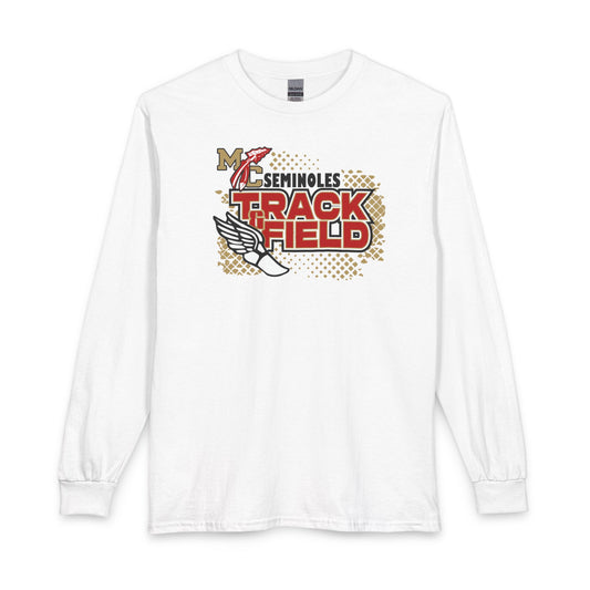 Seminoles Track & Field Long Sleeve T-Shirt — White