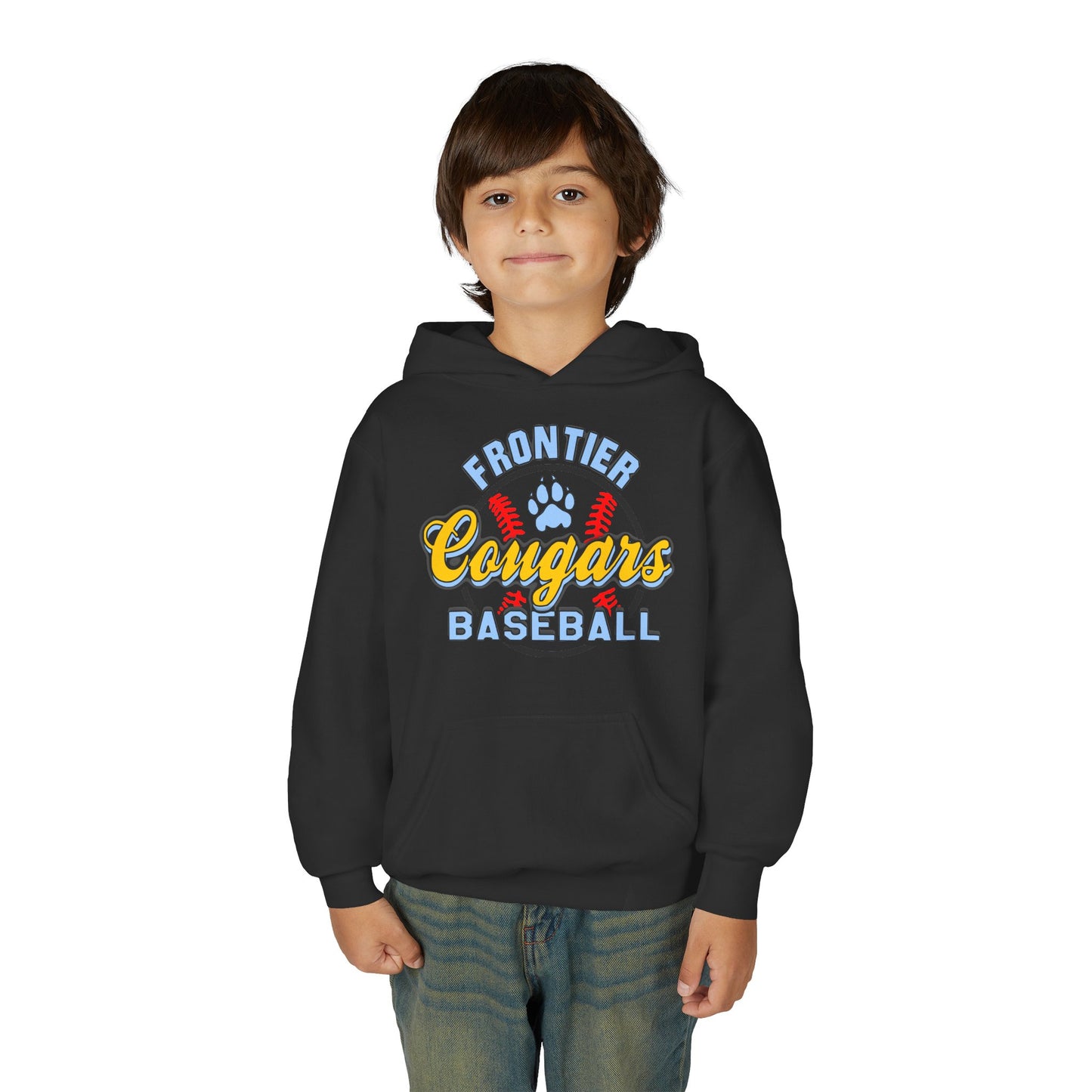 Frontier Cougars Baseball 1 Hoodie