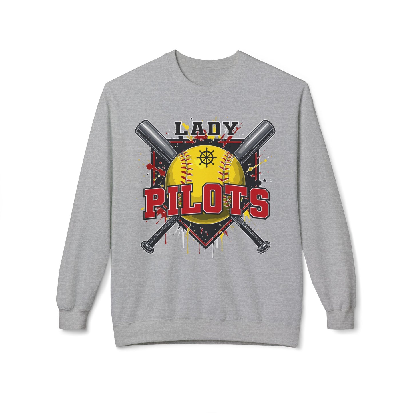 GLITTER VERSION - River Lady Pilots Softball 2 Sweatshirt