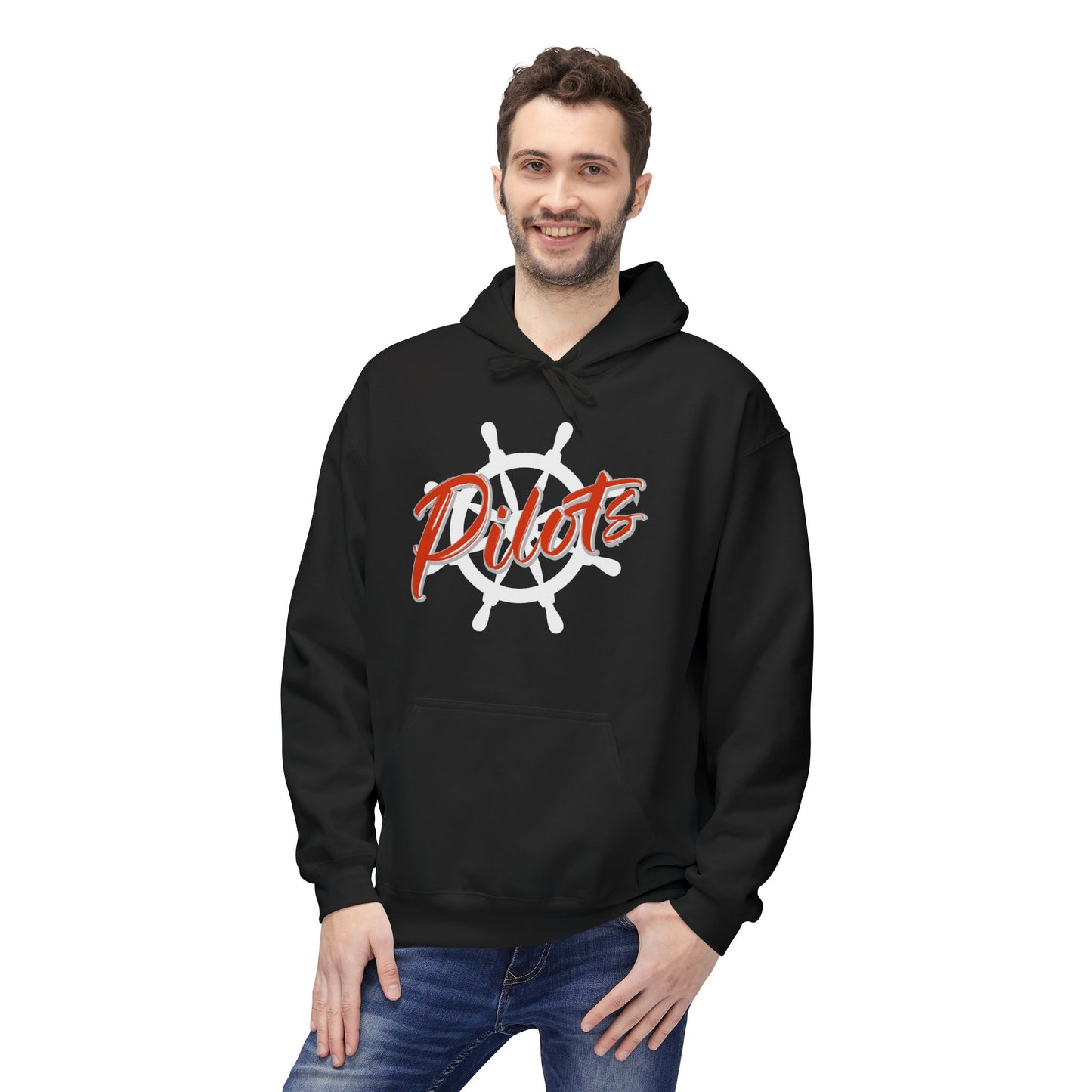 Pilots Nautical Wheel Hoodie