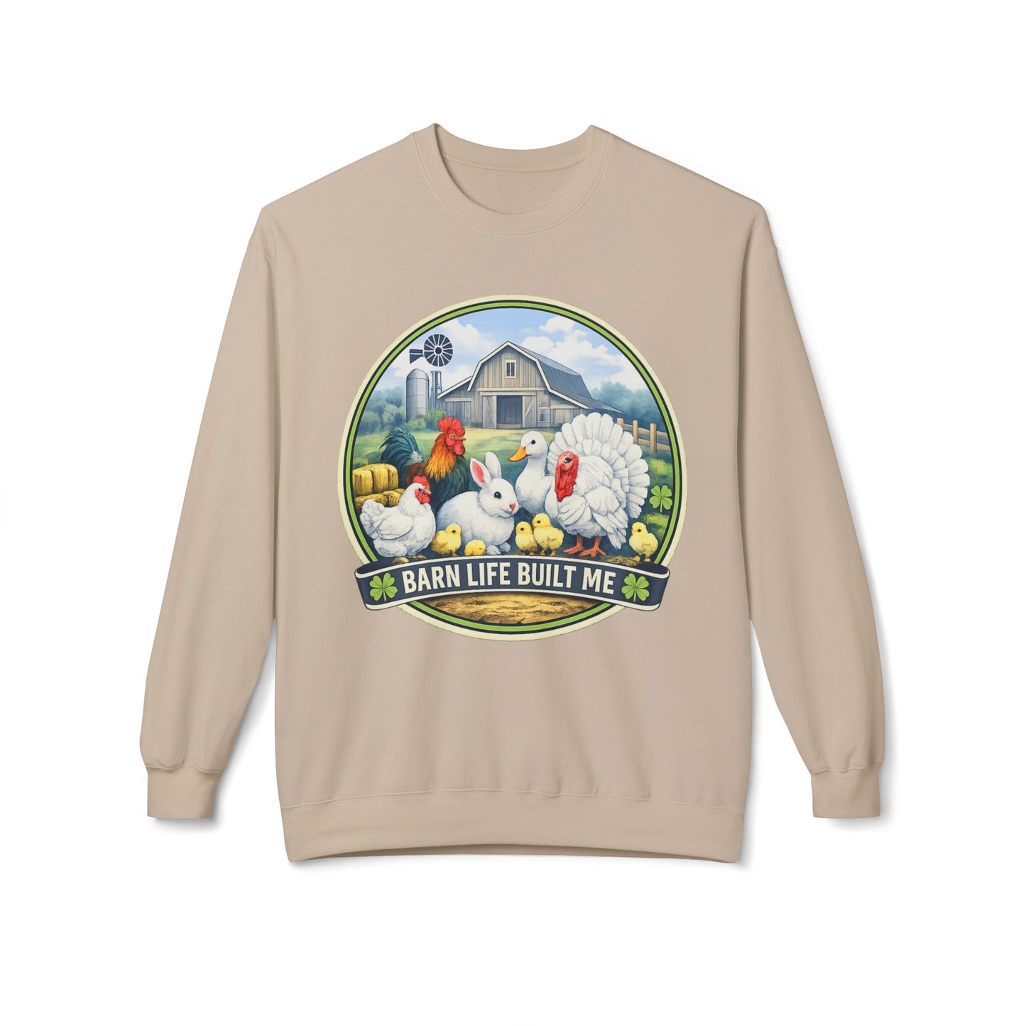 BARN LIFE BUILT ME - Small Animals - Crewneck Sweatshirt