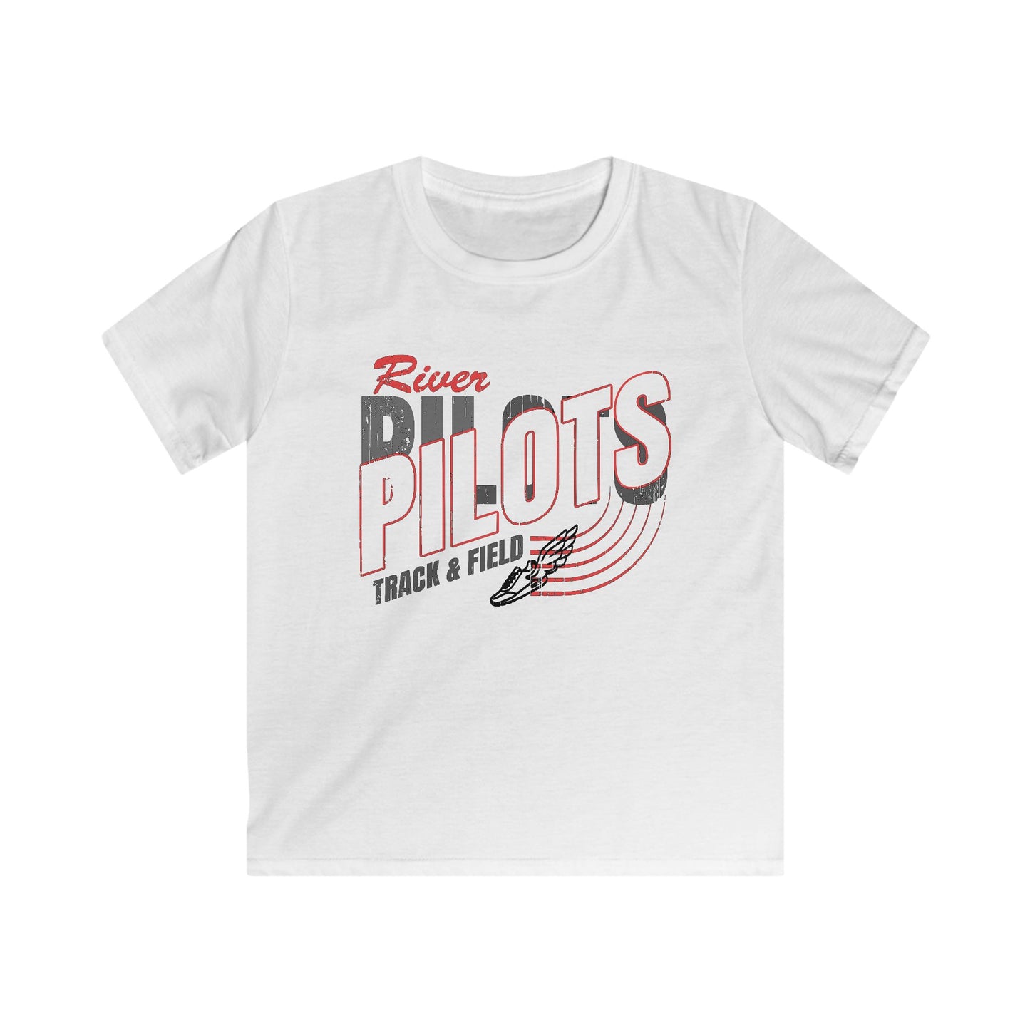 River Pilots Kids T‑Shirt — TRACK & FIELD!