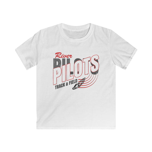 River Pilots Kids T‑Shirt — TRACK & FIELD!